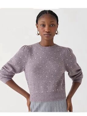 J. Crew Rhinestone Sweater Size S
